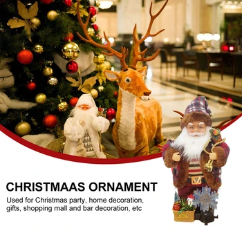 Newly Cute Electric Santa Claus Doll With Rotatable Snowflake Shape Light Christmas Decoration
Newly Cute Electric Santa Claus Doll With Rotatable Snowflake Shape Light Christmas Decoration