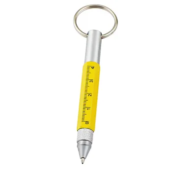 Keychain Ruler Screwdriver Touch Screen Capacitive Ballpoint Pen Touch Screen Capacitive Stylus (Yellow)
Keychain Ruler Screwdriver Touch Screen Capacitive Ballpoint Pen Touch Screen Capacitive Stylus (Yellow)