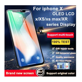 OLED Quality Display For iPhone X Lcd Touch Screen Replacement Good 3D Touch Lcd Assembly For iPhone X XS XR Display Screen
OLED Quality Display For iPhone X Lcd Touch Screen Replacement Good 3D Touch Lcd Assembly For iPhone X XS XR Display Screen
