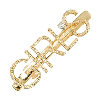 DUOJIAOYAN Women Styling Tool Hairgrip Diamond Hair Accessories 1Pc Shining Letter Hairpins Crystal Rhinestone Hair Clips
DUOJIAOYAN Women Styling Tool Hairgrip Diamond Hair Accessories 1Pc Shining Letter Hairpins Crystal Rhinestone Hair Clips