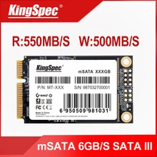 KingSpec mSATA SSD Solid State Disk SATA III 64gb 120gb 128gb 240gb 256gb 500gb 512gb 1tb Disco Rígido ssd para laptop netbook(China)