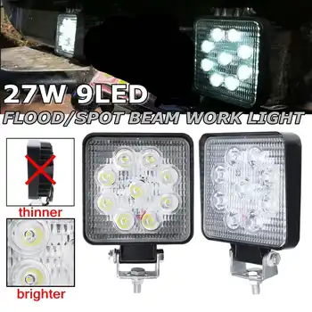 Ultra Thin 9 LED 27W LED Work Light Bar Square Spotlight Offroad LED Light Bar For Truck Offroad 4X4 4WD Car SUV ATV Flood/Spot
Ultra Thin 9 LED 27W LED Work Light Bar Square Spotlight Offroad LED Light Bar For Truck Offroad 4X4 4WD Car SUV ATV Flood/Spot