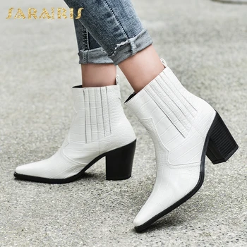 Sarairis Fashion 2020 Genuine Cow Leather Spring Autumn Boots Woman Shoes Chunky High Heels Fashion Luxury Boots Ladies
Sarairis Fashion 2020 Genuine Cow Leather Spring Autumn Boots Woman Shoes Chunky High Heels Fashion Luxury Boots Ladies