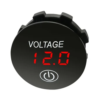 Battery Capacity Display Voltmeter LED Digital Voltage Meter with Touch-ON OFF Switch Car Motorcycle DC 3V-35V Red
Battery Capacity Display Voltmeter LED Digital Voltage Meter with Touch-ON OFF Switch Car Motorcycle DC 3V-35V Red