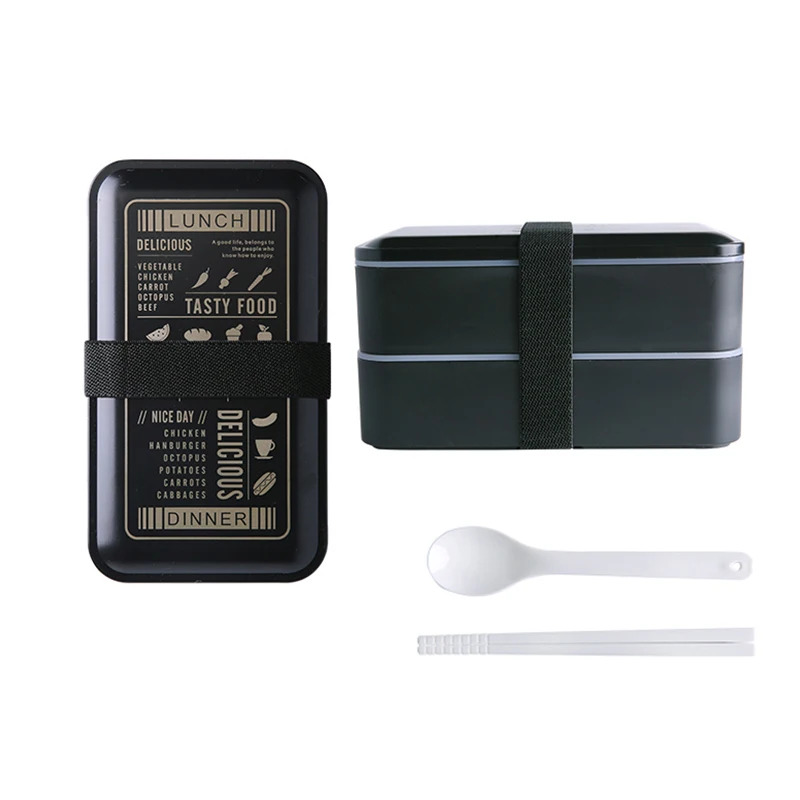 Black Cartoon Microwave Bento Box For Kids School Office Food Storage Container Portable Rectangular Lunch Box Plastic Health
Black Cartoon Microwave Bento Box For Kids School Office Food Storage Container Portable Rectangular Lunch Box Plastic Health