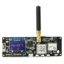 LILYGO®Ttgo t-beam v1.0 esp32 433/868/915/923 mhz wifi 블루투스 모듈 esp 32 gps NEO-6M sma 18650 oled 배터리 (China)