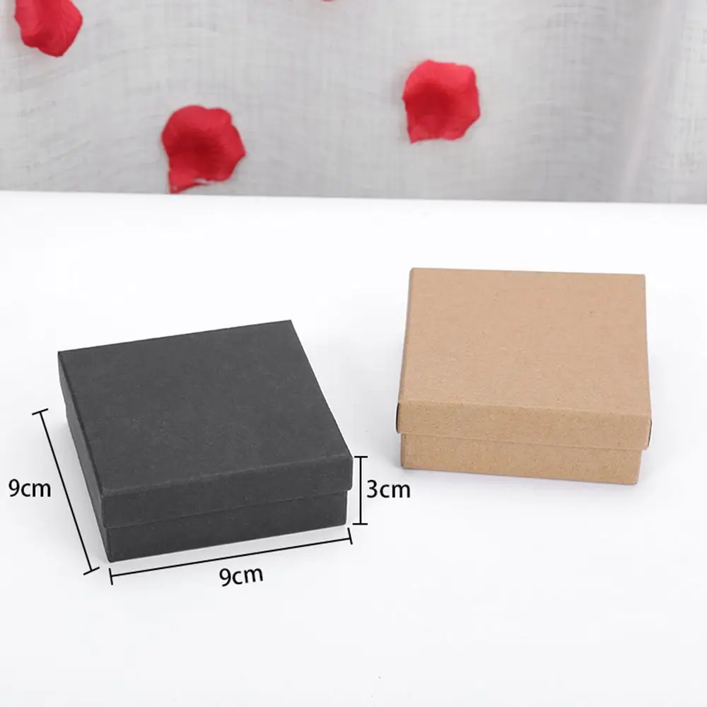 1 Piece Jewelry Boxes Paper Gift Box Vintage Brown Black Ring Box Necklace Box 9*9*3cm Multicolor Simple Style New Arrival
1 Piece Jewelry Boxes Paper Gift Box Vintage Brown Black Ring Box Necklace Box 9*9*3cm Multicolor Simple Style New Arrival