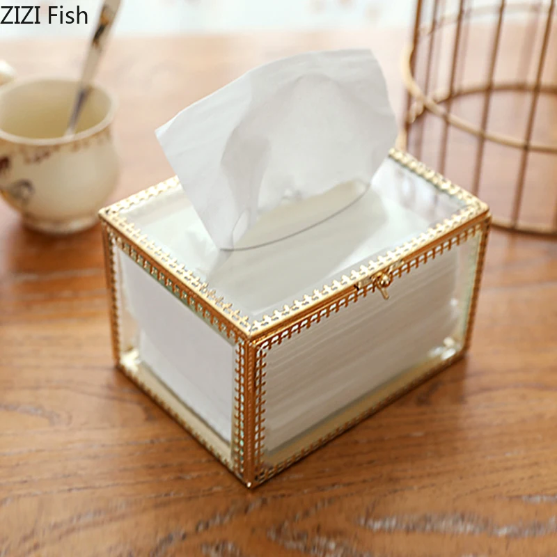 Retro Glass Tissue Box European Style Luxury Tissue Storage Box Household Kitchen Dining Table Tissue Box
Retro Glass Tissue Box European Style Luxury Tissue Storage Box Household Kitchen Dining Table Tissue Box