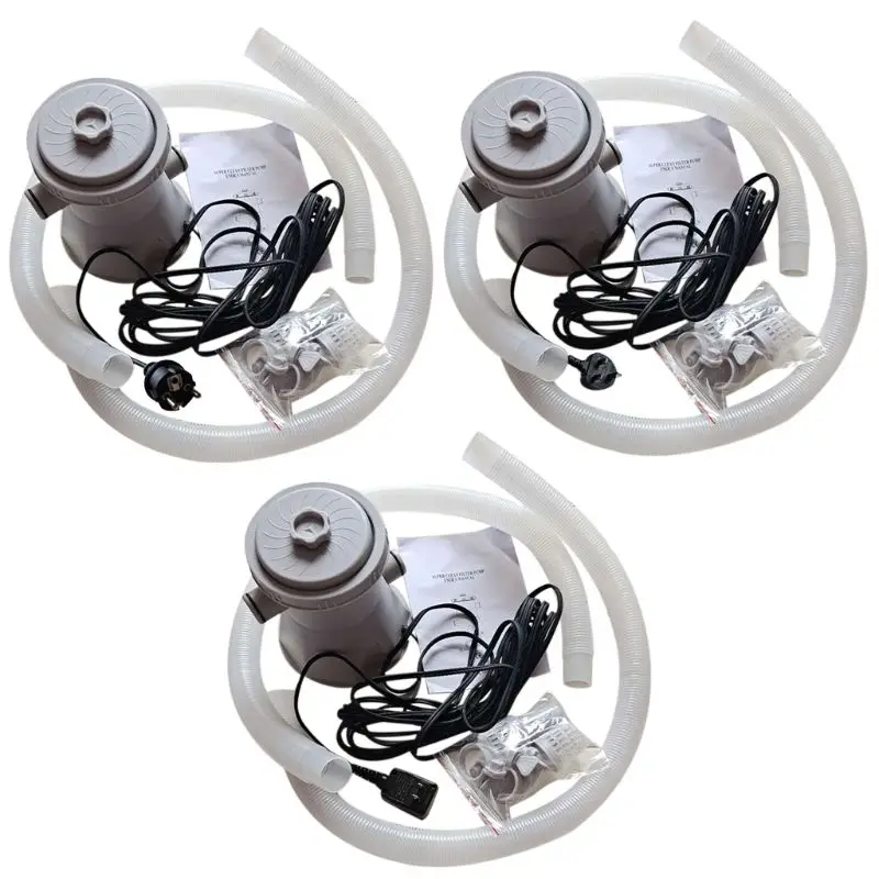 Electric Swimming Pool Filter Pump Water Cleaning Tool for Above Ground Swimming Pool Circulation Filter Pump Water Pump
Electric Swimming Pool Filter Pump Water Cleaning Tool for Above Ground Swimming Pool Circulation Filter Pump Water Pump