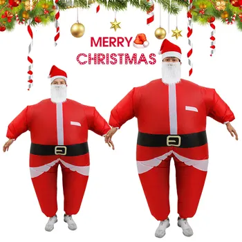 Santa Claus inflatable costume jumpsuit air fan operation cheer Christmas suit Christmas party inflatable costume 
Santa Claus inflatable costume jumpsuit air fan operation cheer Christmas suit Christmas party inflatable costume