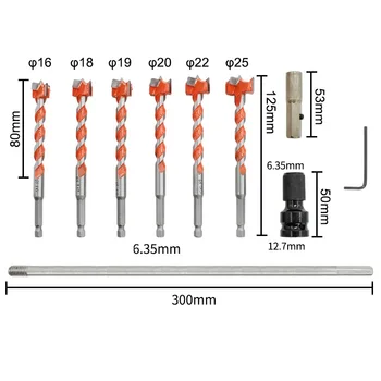 For Opening Hole Installing Boring Drill Bits Cutter Opening Hex Shank Carbide Plastic Woodworking Drawer Lock
For Opening Hole Installing Boring Drill Bits Cutter Opening Hex Shank Carbide Plastic Woodworking Drawer Lock
