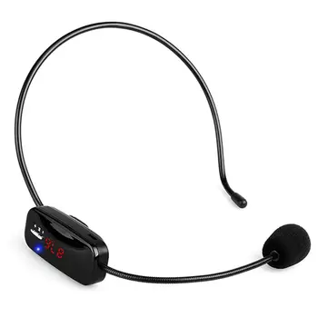 Wireless Microphone Headset MIC Voice Amplifier FM Transmitter 87.5-108MHz & Rechargeable Battery for Teaching Tour Guide Y4430
Wireless Microphone Headset MIC Voice Amplifier FM Transmitter 87.5-108MHz & Rechargeable Battery for Teaching Tour Guide Y4430