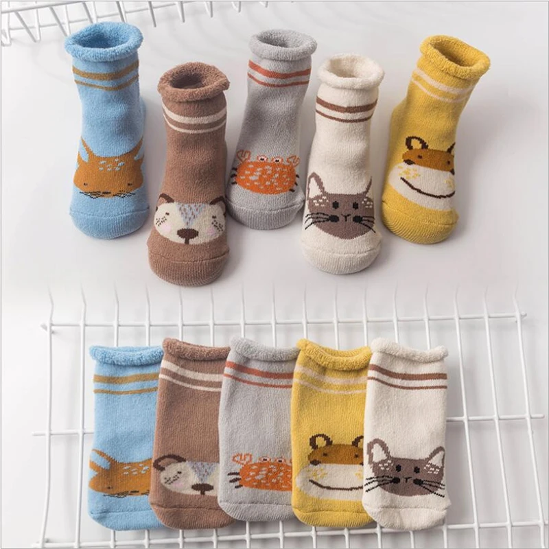 5Pairs/Set Baby Socks Warm Cotton Infant Socks Cartoon Newborns Socks for Boys Winter Socks For Baby Girls 0-24months
5Pairs/Set Baby Socks Warm Cotton Infant Socks Cartoon Newborns Socks for Boys Winter Socks For Baby Girls 0-24months