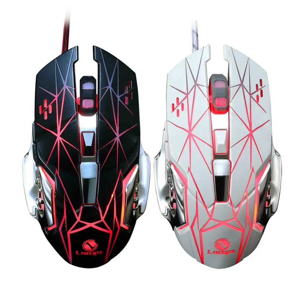 3200DPI LED optique 6D USB filaire jeu souris Pro Gamer souris pour PC 6 boutons avec molette de dйfilement 5 millions de cycle 
3200DPI LED optique 6D USB filaire jeu souris Pro Gamer souris pour PC 6 boutons avec molette de dйfilement 5 millions de cycle