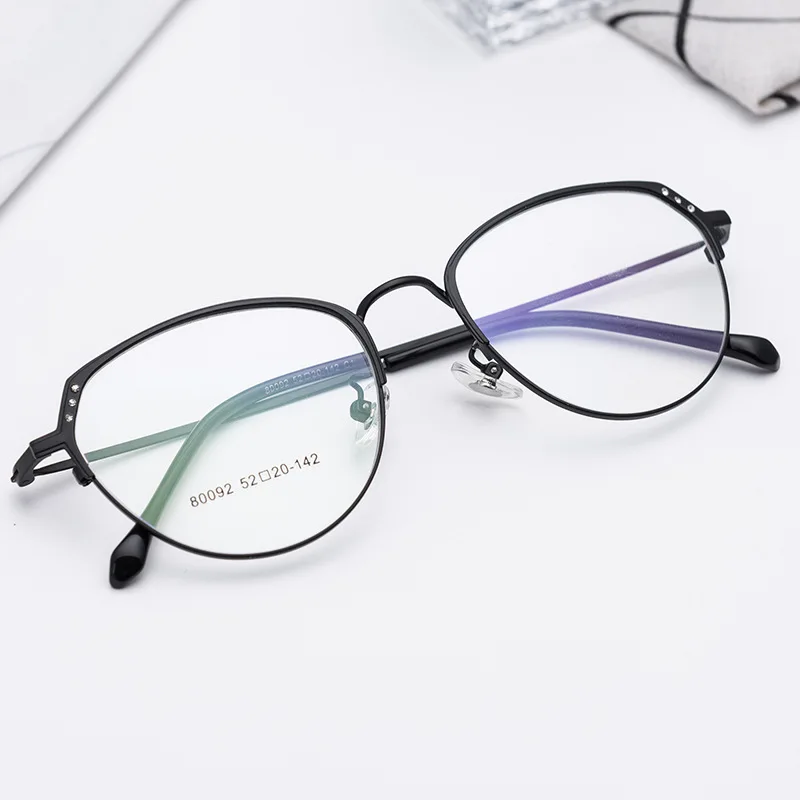 2019 New Style Gold Rimmed Glasses Women's Diamond Set Retro round Frame Ultra-Light Metal Optical Frame 80092
2019 New Style Gold Rimmed Glasses Women's Diamond Set Retro round Frame Ultra-Light Metal Optical Frame 80092