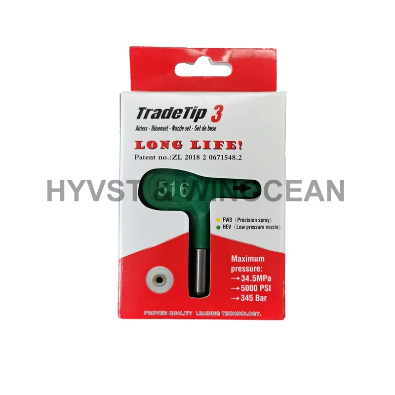 Hyvst F HEA High Efficiency Airless nozzles for Spray piant gun 1-6 series High Efficiency Airless Nozzle TIP
Hyvst F HEA High Efficiency Airless nozzles for Spray piant gun 1-6 series High Efficiency Airless Nozzle TIP