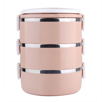 Lunch Box Bento BoxLunch Boxes Containers Stainless Steel 3-Layer Thermal Lunch Box Stackable Leakproof Lunch Container
Lunch Box Bento BoxLunch Boxes Containers Stainless Steel 3-Layer Thermal Lunch Box Stackable Leakproof Lunch Container