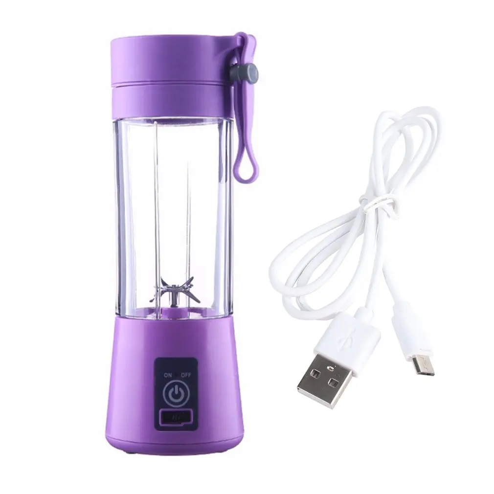 380ml 4/2 Blades Mini USB Rechargeable Portable Electric Fruit Juicer Smoothie Maker Blender Machine Sports Bottle Juicing Cup
380ml 4/2 Blades Mini USB Rechargeable Portable Electric Fruit Juicer Smoothie Maker Blender Machine Sports Bottle Juicing Cup