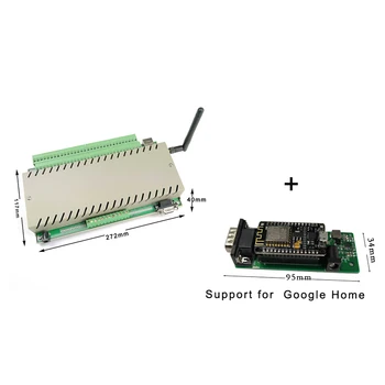 32Gang Smart Switch Module Controller Home Kit Automation System with Google Home Hub Alexa Voice Assistant Control Remote Relay
32Gang Smart Switch Module Controller Home Kit Automation System with Google Home Hub Alexa Voice Assistant Control Remote Relay