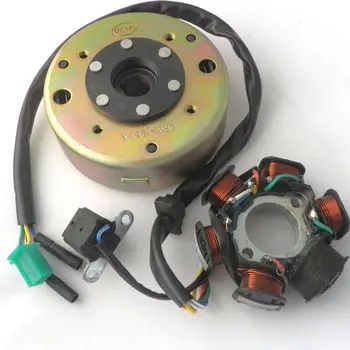 ZHUANGQIAO Magneto Stator DC 6 POLE FLYWHEEL For SCOOTER GY6 125CC 150CC QUALIFIED
ZHUANGQIAO Magneto Stator DC 6 POLE FLYWHEEL For SCOOTER GY6 125CC 150CC QUALIFIED