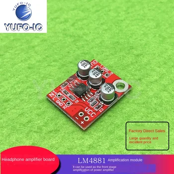Free Ship 1PCS Lm4881 Earphone Amplifier Board Amplifier Module Can Be Used as Amplifier Front Stage Amplification
Free Ship 1PCS Lm4881 Earphone Amplifier Board Amplifier Module Can Be Used as Amplifier Front Stage Amplification
