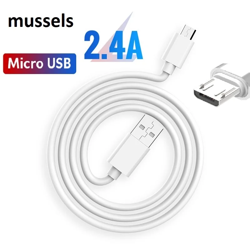 Micro USB Cable 2.4A for redmi Note 6 5 4 4x 3 2 5A plus S2 3S mi 1s 2S m2 Cord cabel i note pro 6a 5a 4a 3s 4s | Мобильные телефоны