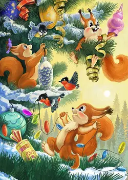 Cartoon Backdrop Animal Theme Backdrop Beautiful Cute Little Squirrels Christmas Tree Photography Background Photo Backdrop
Cartoon Backdrop Animal Theme Backdrop Beautiful Cute Little Squirrels Christmas Tree Photography Background Photo Backdrop