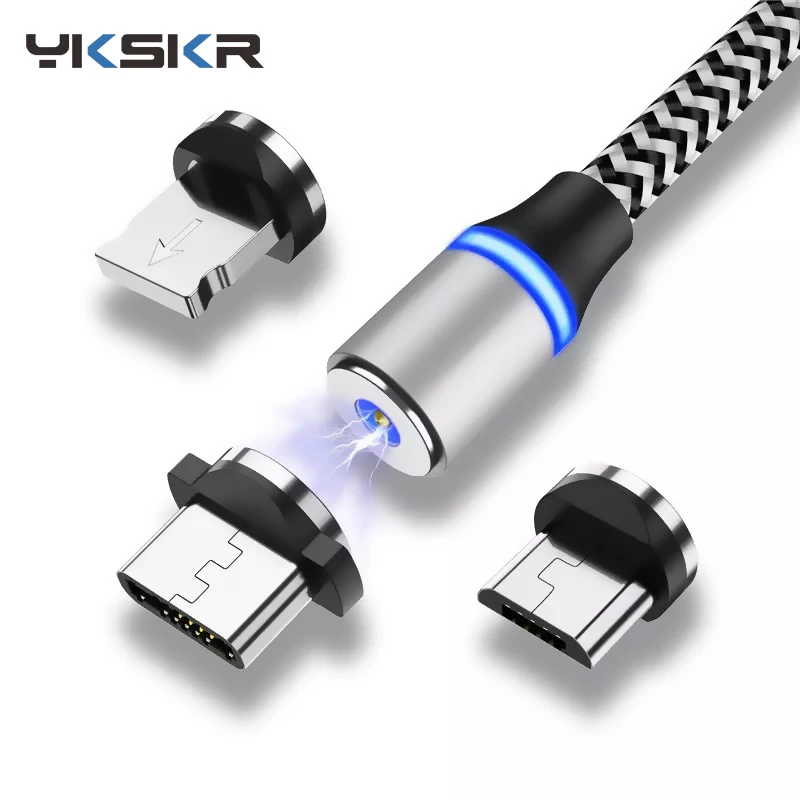 Magnetic Cable Type C Micro USB Magnet 2.4A LED Charger For iPhone 6 7 Huawei P30 Samsung S10 Xiaomi 9 Fast Charging USB C wire
Magnetic Cable Type C Micro USB Magnet 2.4A LED Charger For iPhone 6 7 Huawei P30 Samsung S10 Xiaomi 9 Fast Charging USB C wire