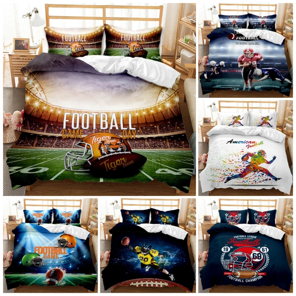 USA Football 3D Print Comforter Bedding Set Champion Queen Twin Single Size Duvet Cover Set Pillowcase Luxury
USA Football 3D Print Comforter Bedding Set Champion Queen Twin Single Size Duvet Cover Set Pillowcase Luxury
