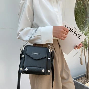 Rivet Beads Handbags Classic Delicate Texture Fashion Leather Crossbody Handbag Women Solid Color Small Shoulder Messenger Bag
Rivet Beads Handbags Classic Delicate Texture Fashion Leather Crossbody Handbag Women Solid Color Small Shoulder Messenger Bag