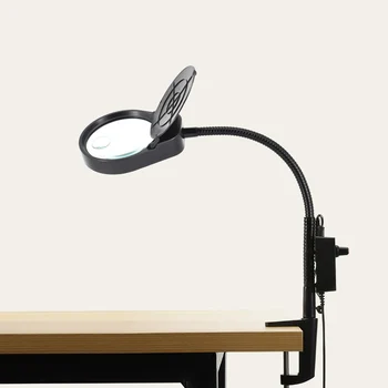 Table Clip Type 10/20 Times 5 Times Magnifying Glass With LED Light Clip Desktop Bracket Optical Magnifying Glass Lamp
Table Clip Type 10/20 Times 5 Times Magnifying Glass With LED Light Clip Desktop Bracket Optical Magnifying Glass Lamp