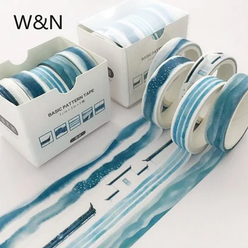 5Pcs/lot Striped/Grid/Flowers Basic Solid Color Paper Washi Tape Set Decoration Sticker Scrapbooking Diary Adhesive Masking Tape
5Pcs/lot Striped/Grid/Flowers Basic Solid Color Paper Washi Tape Set Decoration Sticker Scrapbooking Diary Adhesive Masking Tape