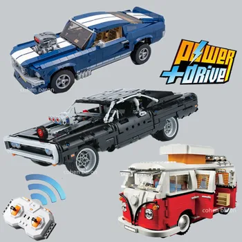 2020 RC Dodged Charger Camper Racing Van T1 Car Technic 42111 10220 10265 Mustang Building Block Brick Toy Gift Kid Creator
2020 RC Dodged Charger Camper Racing Van T1 Car Technic 42111 10220 10265 Mustang Building Block Brick Toy Gift Kid Creator