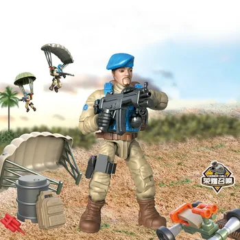 6Pcs/Set Military Series Building Blocks 1:35 Action Figures Peacekeeping Anti-terrorist Special Forces Model Toys for Children
6Pcs/Set Military Series Building Blocks 1:35 Action Figures Peacekeeping Anti-terrorist Special Forces Model Toys for Children