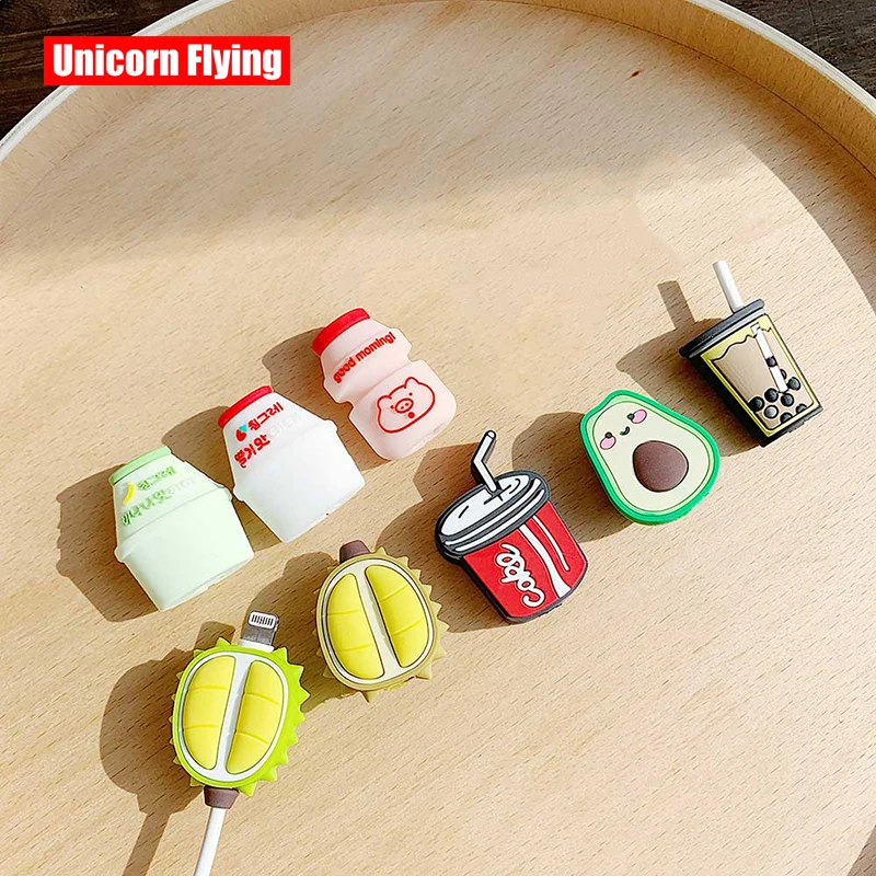 LinXiang Charger Wire Holder Organizer Protection Cartoon Avocado Durian Milk Tea Universal USB Phone Data Cable Protector
LinXiang Charger Wire Holder Organizer Protection Cartoon Avocado Durian Milk Tea Universal USB Phone Data Cable Protector