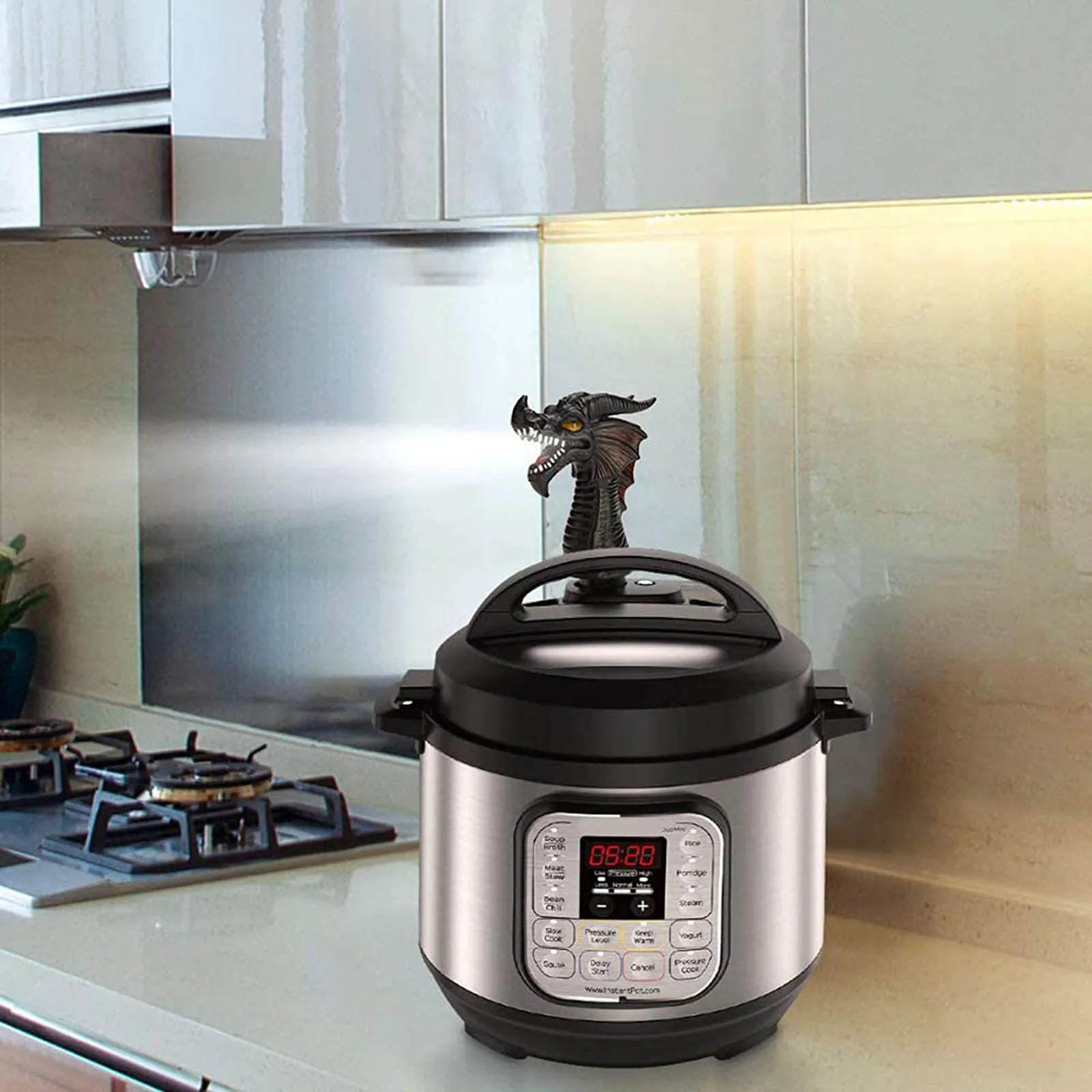 Fire-breathing Dragon Steam Release Accessory Steam Diverter for Pressure Cooker Kitchen Supplies
Fire-breathing Dragon Steam Release Accessory Steam Diverter for Pressure Cooker Kitchen Supplies