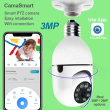 3MP PTZ Bulb Wifi Light Security Camera IP Latest Model E27 Socket Colorful Night Vision Ycc365plus Smart Home
3MP PTZ Bulb Wifi Light Security Camera IP Latest Model E27 Socket Colorful Night Vision Ycc365plus Smart Home