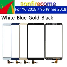 Écran tactile 5.7 pouces pour Huawei Y6 2018, panneau tactile, capteur, numériseur, pour Huawei Y6 Prime 2018, écran LCD, panneau d'objectif en verre=