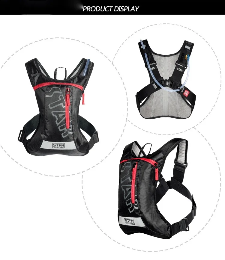 2 Litre Hydration Pack:Backpack Bag With Water Bladder For Running Cycling Motocross:Dirt Bike:ATV:MX 5