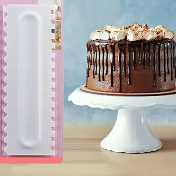3PCS Plastic Shapes Cake Decorating Comb Icing Smoother Cake Scraper Pastry Baking Tools
3PCS Plastic Shapes Cake Decorating Comb Icing Smoother Cake Scraper Pastry Baking Tools