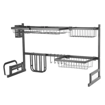 Kitchen Supplies #2 (Small: 43*32 Gray) Vegetables Stainless Steel Tableware Storage Does Not Rust on The Sink Heat Resistance
Kitchen Supplies #2 (Small: 43*32 Gray) Vegetables Stainless Steel Tableware Storage Does Not Rust on The Sink Heat Resistance