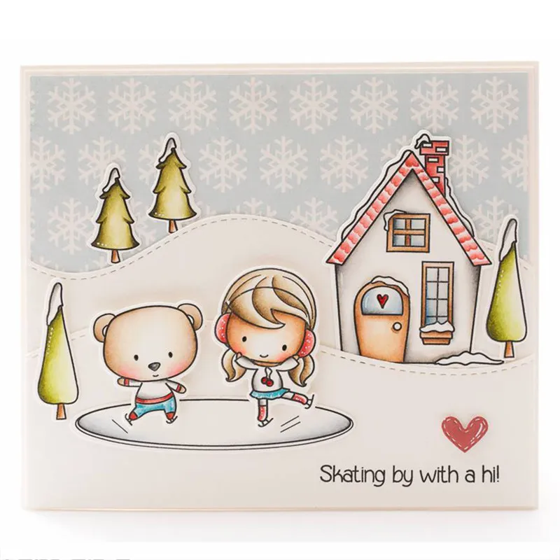 YaMinSanNiO Lovely Girl Clear Stamps and Dies 2019 Snowman Bear Crafts Dies for Scrapbooking Rabbit Clear Stamp Card Making
YaMinSanNiO Lovely Girl Clear Stamps and Dies 2019 Snowman Bear Crafts Dies for Scrapbooking Rabbit Clear Stamp Card Making