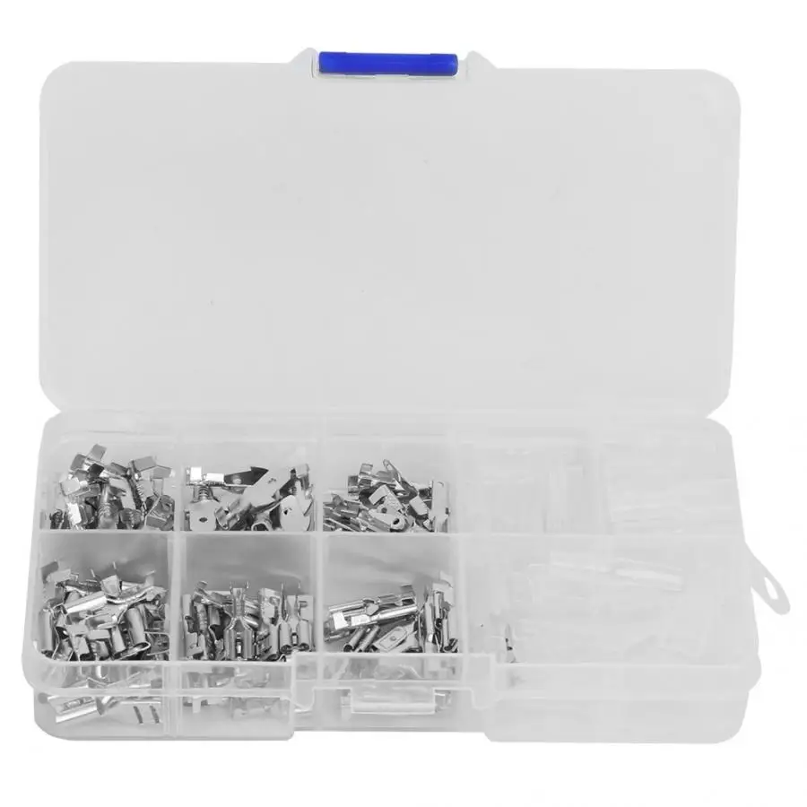 180Pcs Electrical Wire Cable Connector Terminal Male & Female with Insulation Cover Copper Terminal
180Pcs Electrical Wire Cable Connector Terminal Male & Female with Insulation Cover Copper Terminal