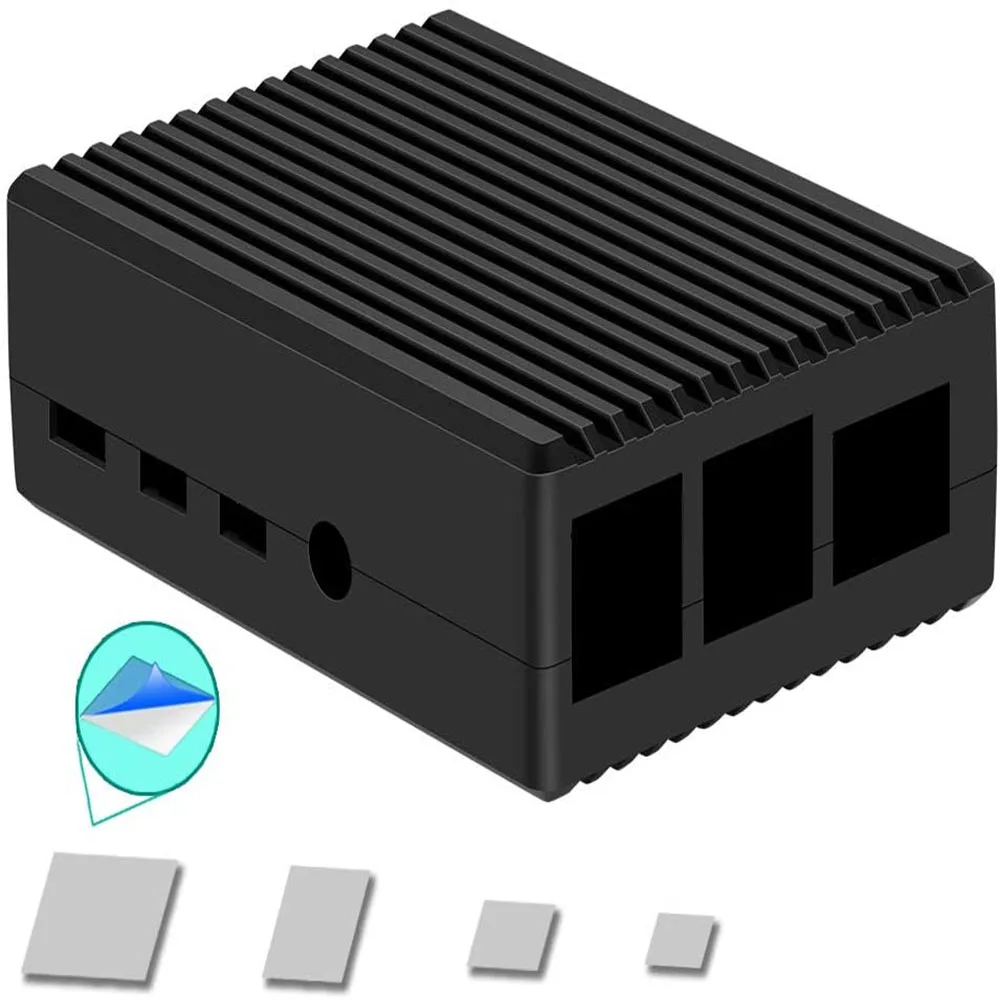 iuniker Raspberry Pi 4 CNC Metal Case with Heatsink without Cooling Fan for Raspberry Pi 4B (W-Black)
iuniker Raspberry Pi 4 CNC Metal Case with Heatsink without Cooling Fan for Raspberry Pi 4B (W-Black)