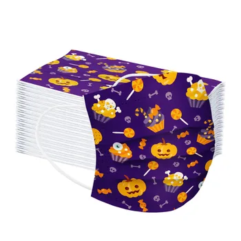 Halloween Adult Mask Disposable printing Non-woven Meltblown Face Mask 3 Layers Ply Filter Earloops Breathable mask Mondkapjes
Halloween Adult Mask Disposable printing Non-woven Meltblown Face Mask 3 Layers Ply Filter Earloops Breathable mask Mondkapjes