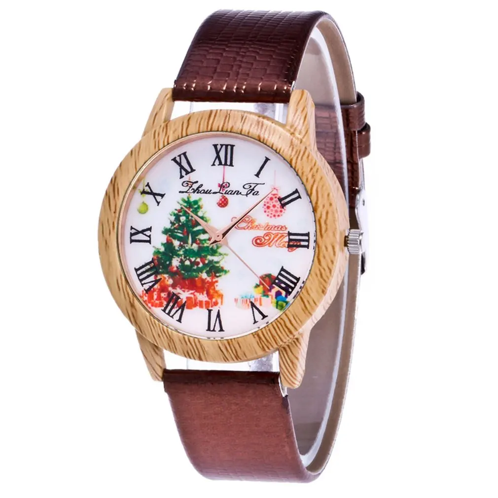 New Christmas Xmas Tree Quartz Watch Gift Boxes Decorate Crocodile Leather Strap Round Dial Exquisite Workmanship
New Christmas Xmas Tree Quartz Watch Gift Boxes Decorate Crocodile Leather Strap Round Dial Exquisite Workmanship