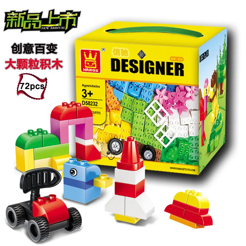 Wange Assembled Large Particles Building Blocks Creative Flexible Modeling Children'S Educational Toy
Wange Assembled Large Particles Building Blocks Creative Flexible Modeling Children'S Educational Toy