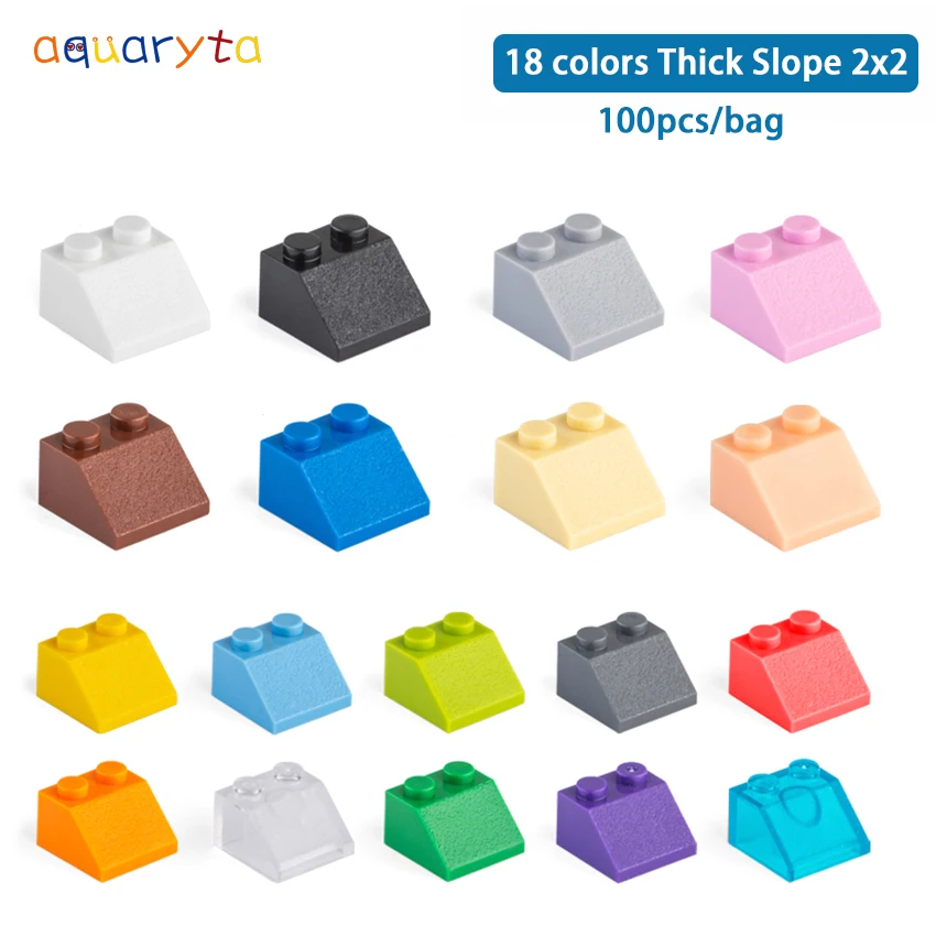 Aquaryta 100pcs Building Blocks 3039 Roof Tile 2X2 Blocks MOC Parts Compatible All Brands Enlighten Toys Assembles Particles
Aquaryta 100pcs Building Blocks 3039 Roof Tile 2X2 Blocks MOC Parts Compatible All Brands Enlighten Toys Assembles Particles