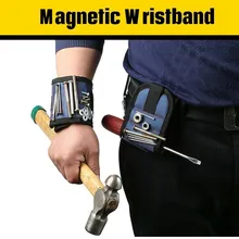 1pc Strong Magnetic Wristband Holding Screws Nails Drill Bits Men DIY Repair Portable Tool Bag Tool Belt 3 Sections Red Blue
1pc Strong Magnetic Wristband Holding Screws Nails Drill Bits Men DIY Repair Portable Tool Bag Tool Belt 3 Sections Red Blue