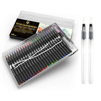 Art Markers Flexible Brush Tip Watercolor Calligraphy For Painting Drawing Coloring color pen
Art Markers Flexible Brush Tip Watercolor Calligraphy For Painting Drawing Coloring color pen